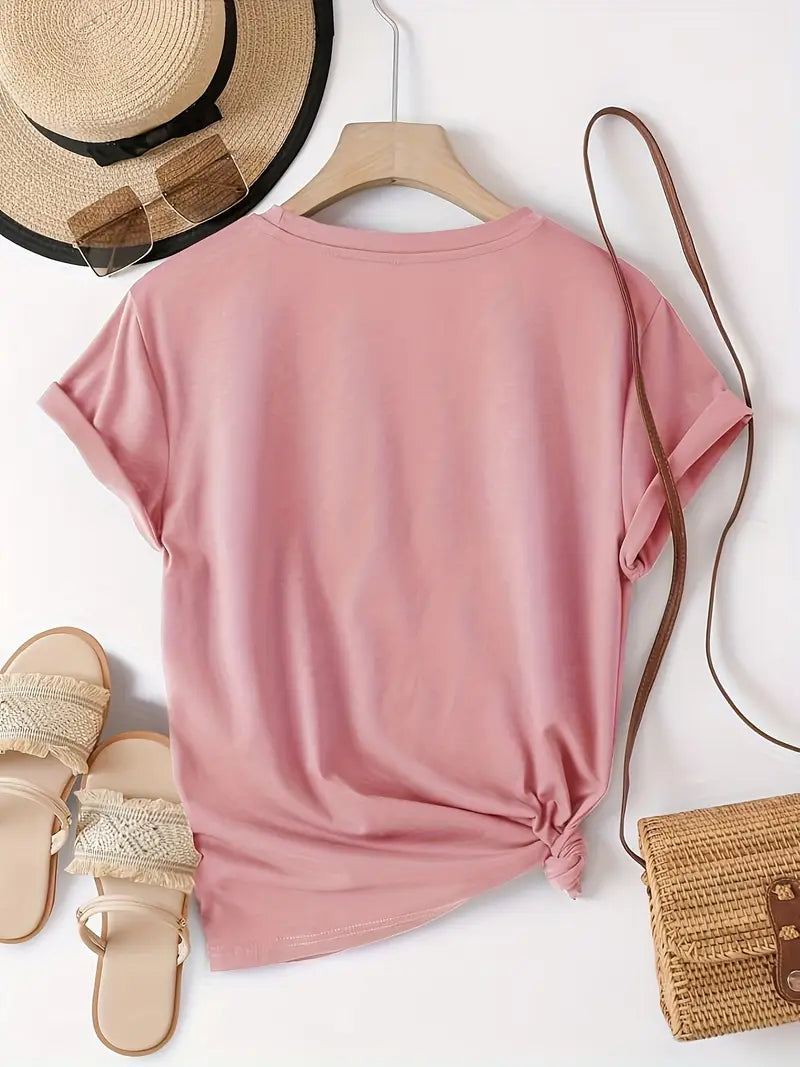 Glittrande Hjärta T-shirt | Tillsammans mot bröstcancer