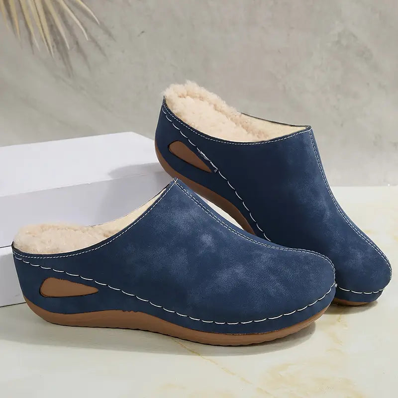 Joanne™ - Vintersandaler i plysch