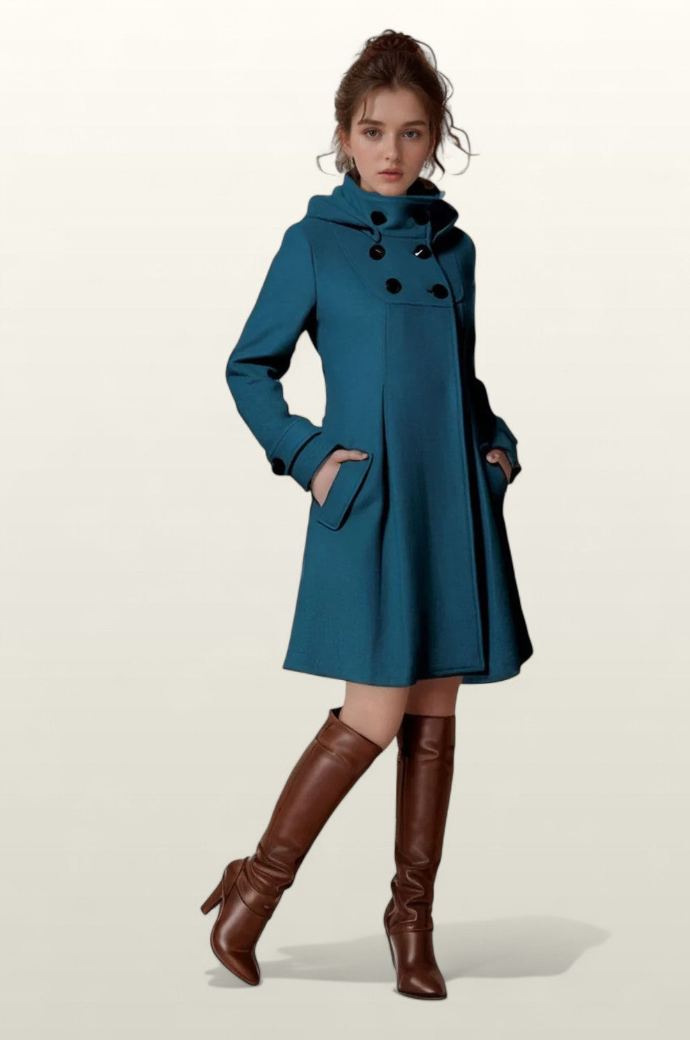 Grace™ – Lång Parkas med Huvud