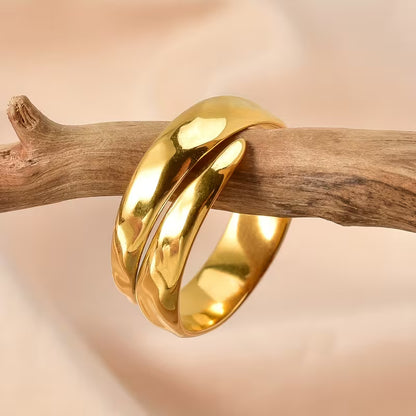 Minimalistisk Geometrisk Ring | Tillsammans mot Bröstcancer