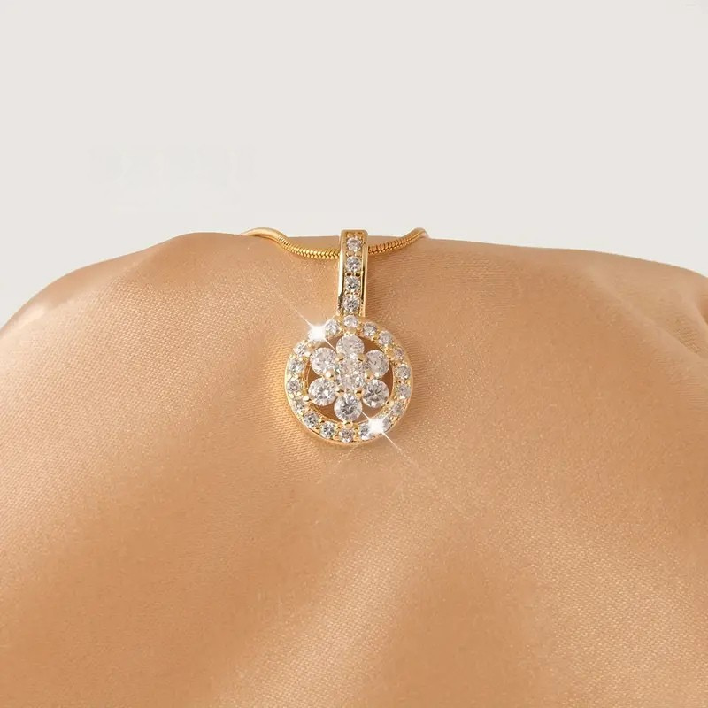 Gnistrande Guldhalsband | Tillsammans mot bröstcancer