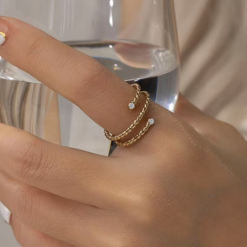 Tvinnad Guld Ring | Tillsammans mot bröstcancer