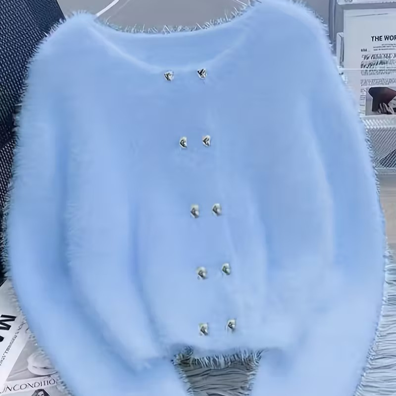 Varm fluffig Cardigan | Tillsammans mot diabetes