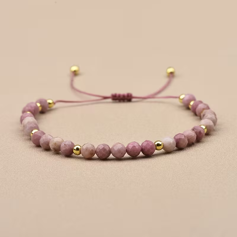 Rosa Stone Armband | Tillsammans mot bröstcancer