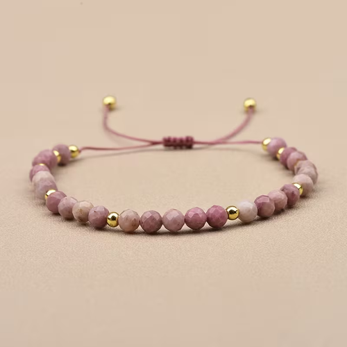 Rosa Stone Armband | Tillsammans mot bröstcancer