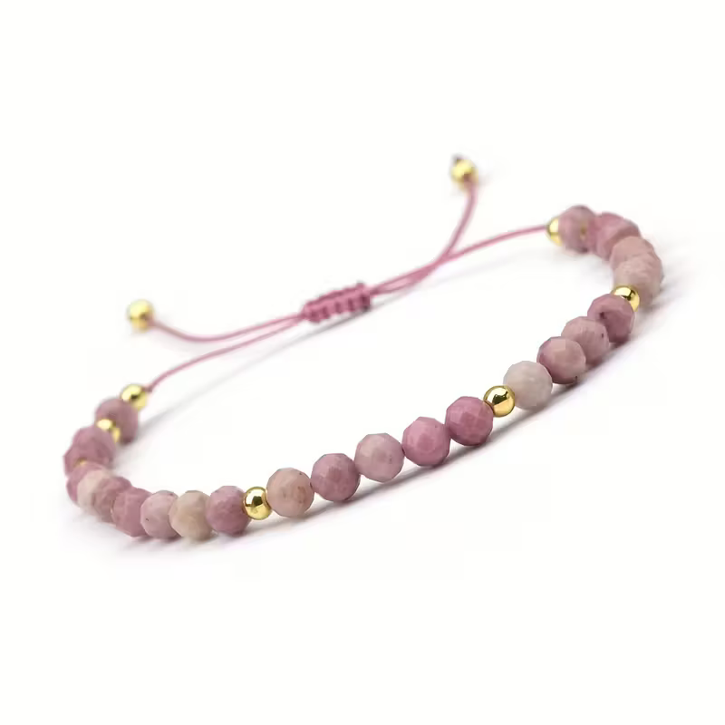 Rosa Stone Armband | Tillsammans mot bröstcancer