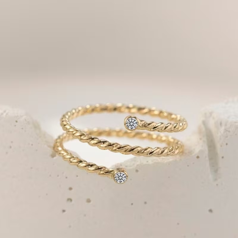 Tvinnad Guld Ring | Tillsammans mot bröstcancer