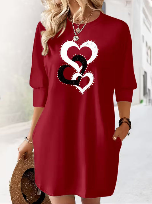 Hjärttryckt Klänning | Tillsammans mot Bröstcancer