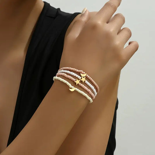 Stjärn & Måne Armband | Tillsammans mot bröstcancer