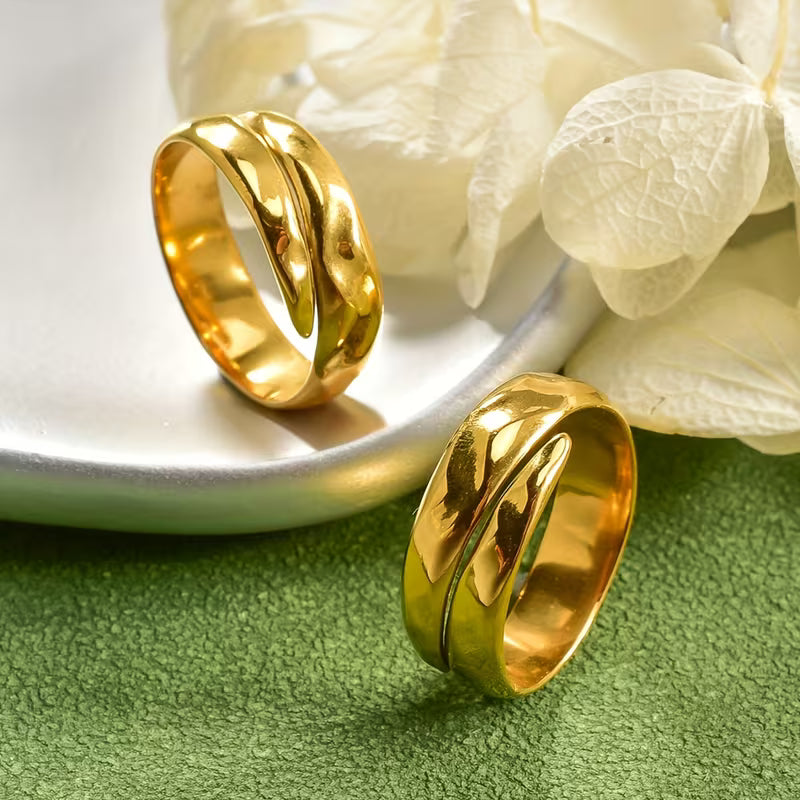 Minimalistisk Geometrisk Ring | Tillsammans mot Bröstcancer