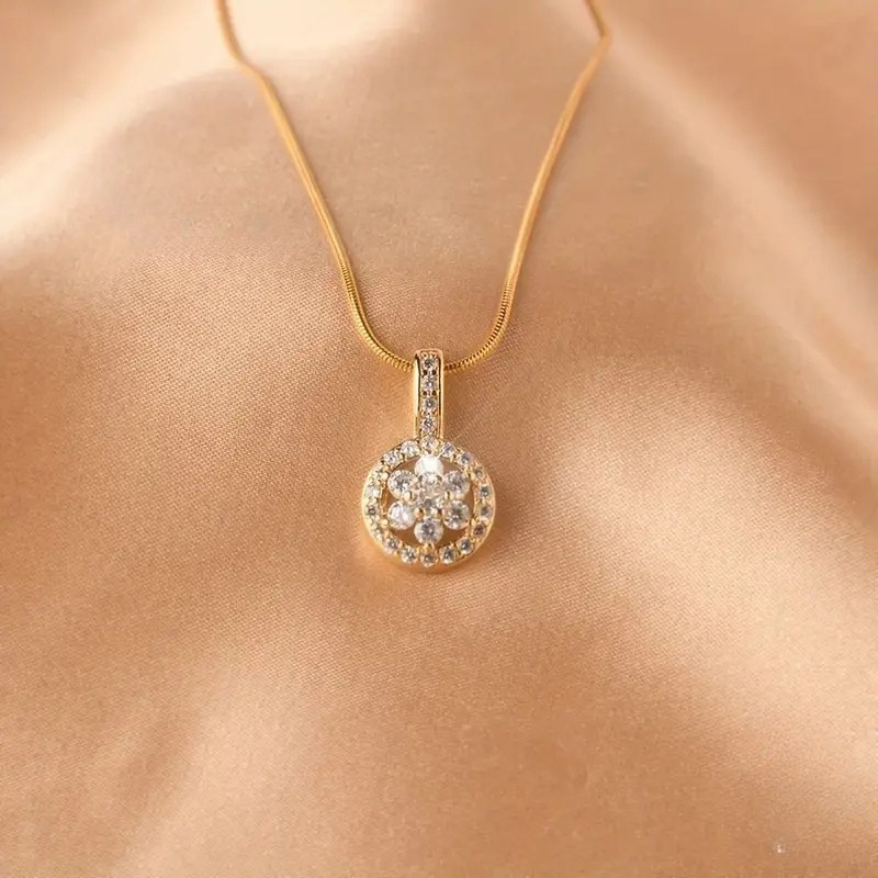 Gnistrande Guldhalsband | Tillsammans mot bröstcancer