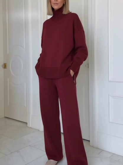 Irene™ - Hög hals Tröja Set