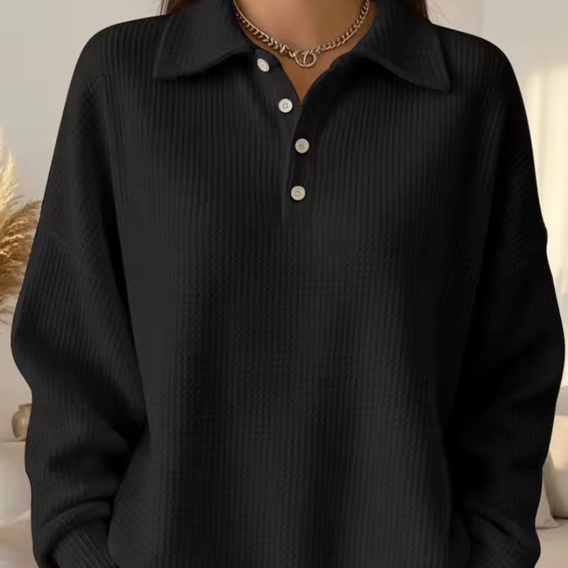 Maja™ – Våffelstickad Topp