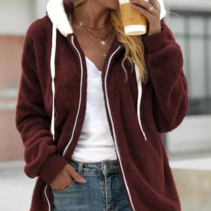 Frida™ – Teddy Hoodie Jackan