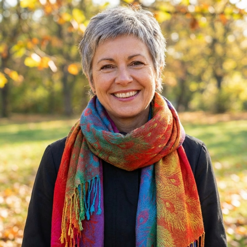 Sofia™ – Färgstark Mjuk Scarf