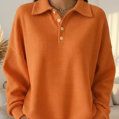 Maja™ – Våffelstickad Topp