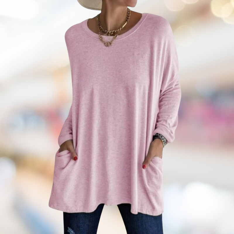 Mabel™ – Fickförsedd Lång Top