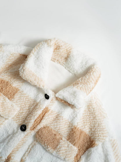 Liora™ – Rutig Lång Oversize Kappa