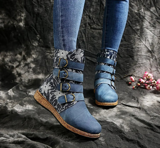 Freja™ – Blommiga Boots