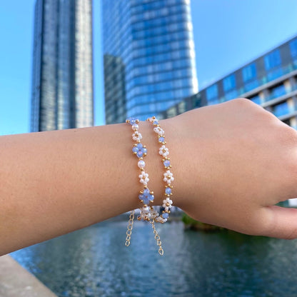 Blommigt Pärlarmband | Tillsammans mot Diabetes