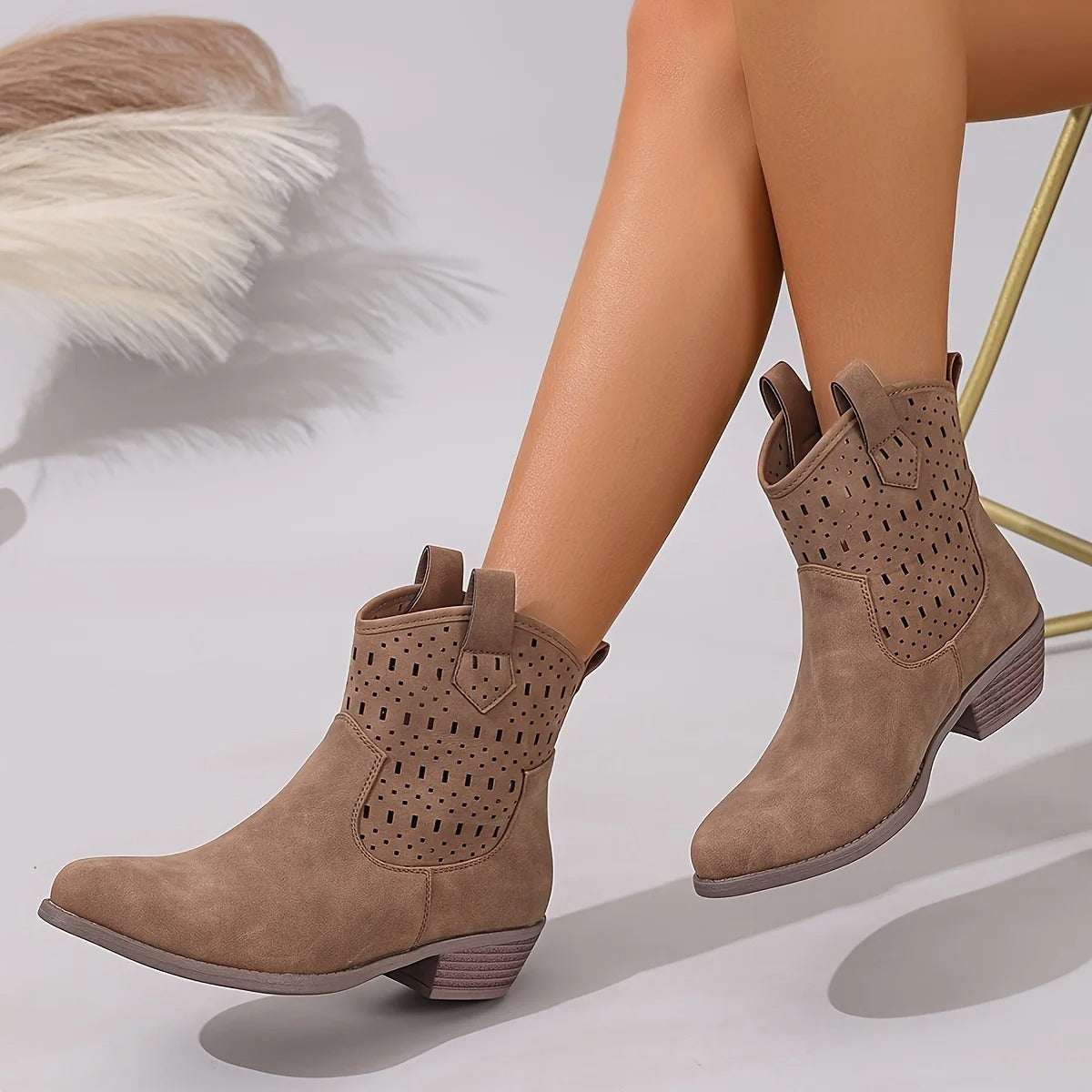 Niana™ – Mocka Ankelstövlar