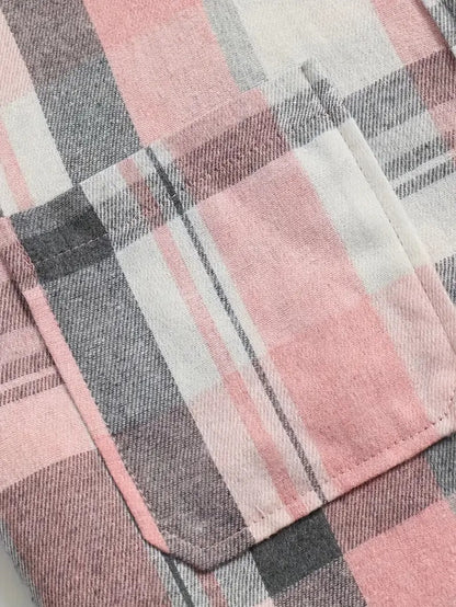 Somrig Rutigt Skjorta | Tillsammans mot bröstcancer