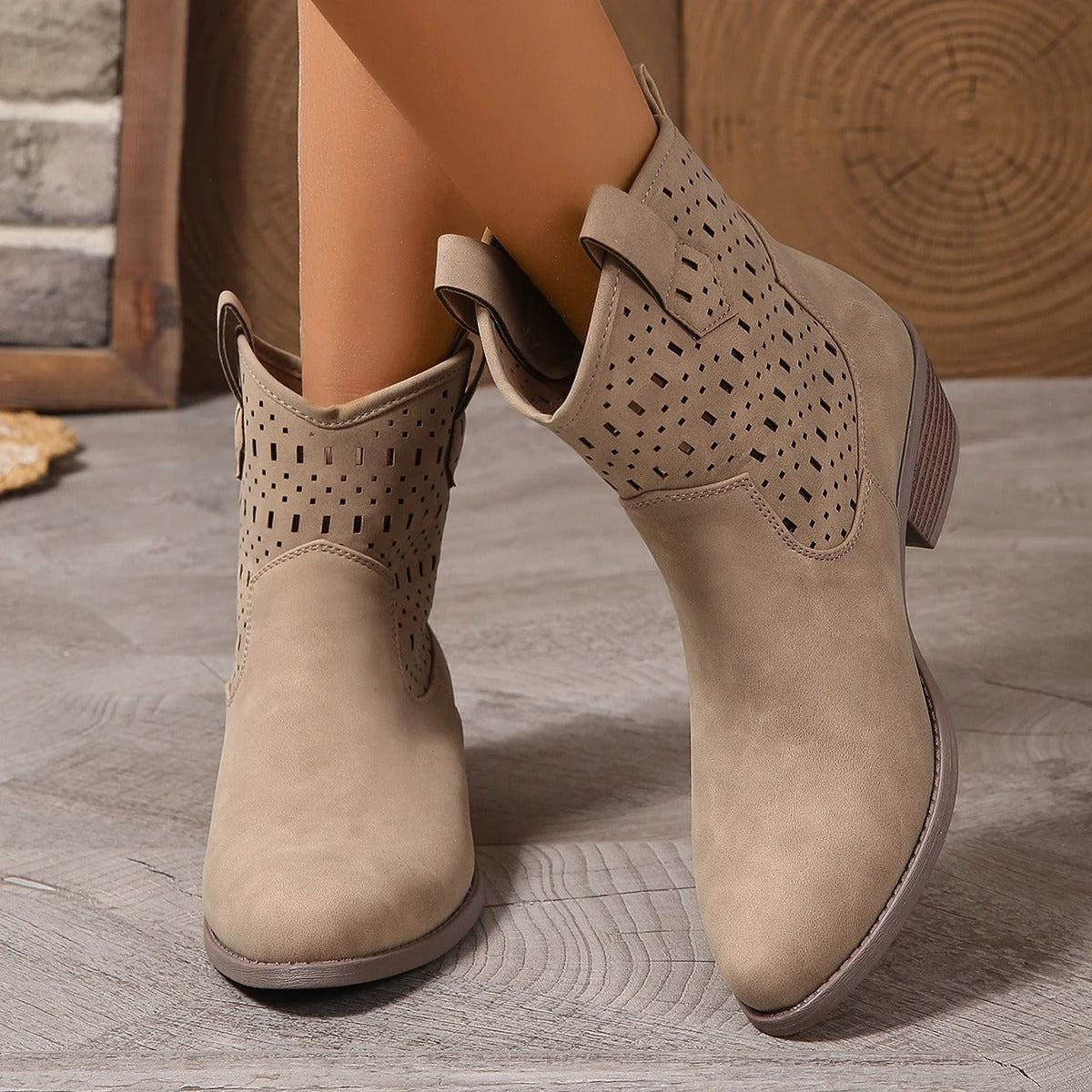 Niana™ – Mocka Ankelstövlar