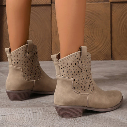 Niana™ – Mocka Ankelstövlar