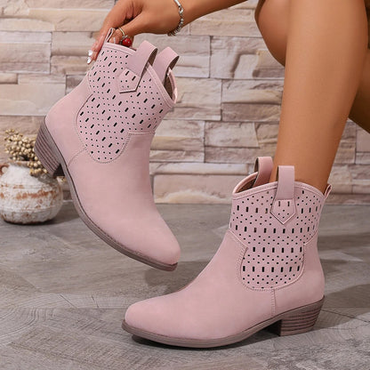 Niana™ – Mocka Ankelstövlar