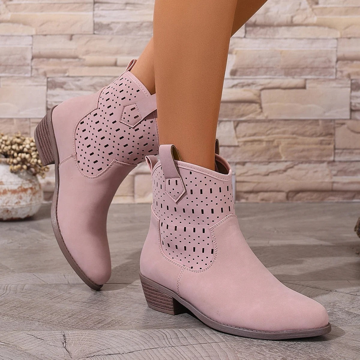 Niana™ – Mocka Ankelstövlar