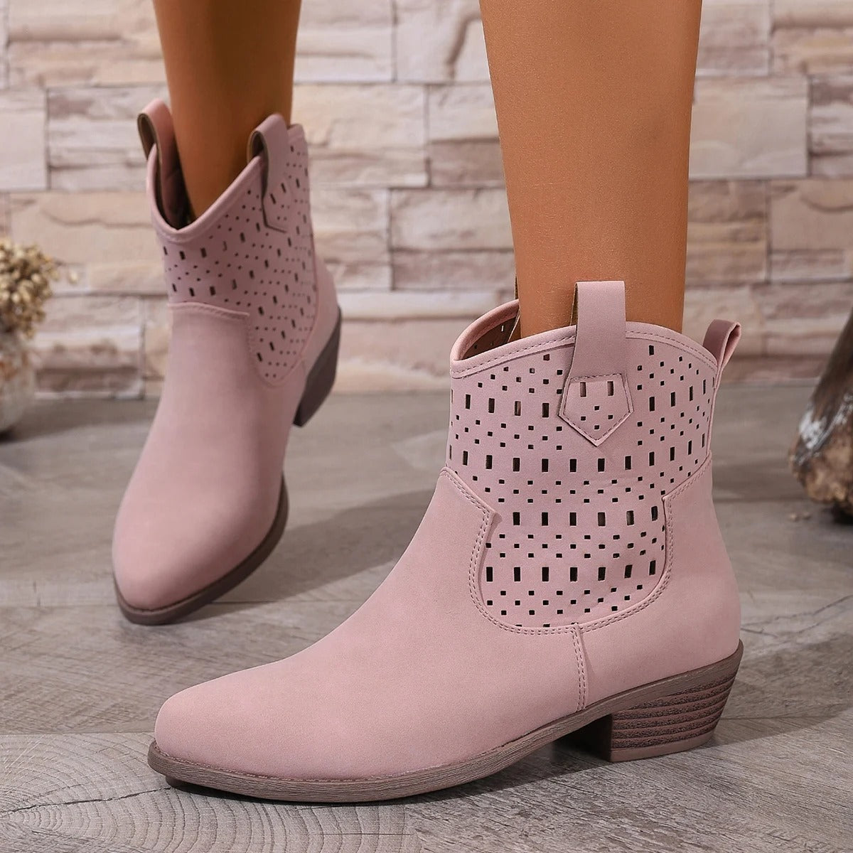 Niana™ – Mocka Ankelstövlar