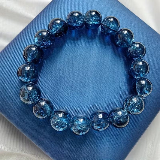 Djupblå Pärlarmband | Tillsammans mot Diabetes
