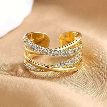 Gnistrande Omfamning Ring | Tillsammans mot bröstcancer