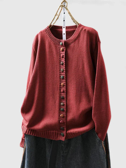 Hedda™ – Färgglad Knappkofta