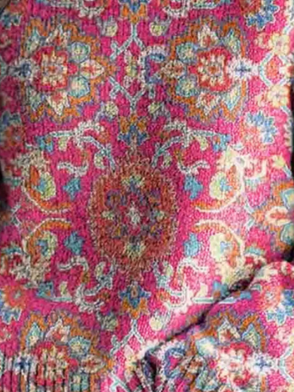 Elina™ – Mönstrad stickad sweater