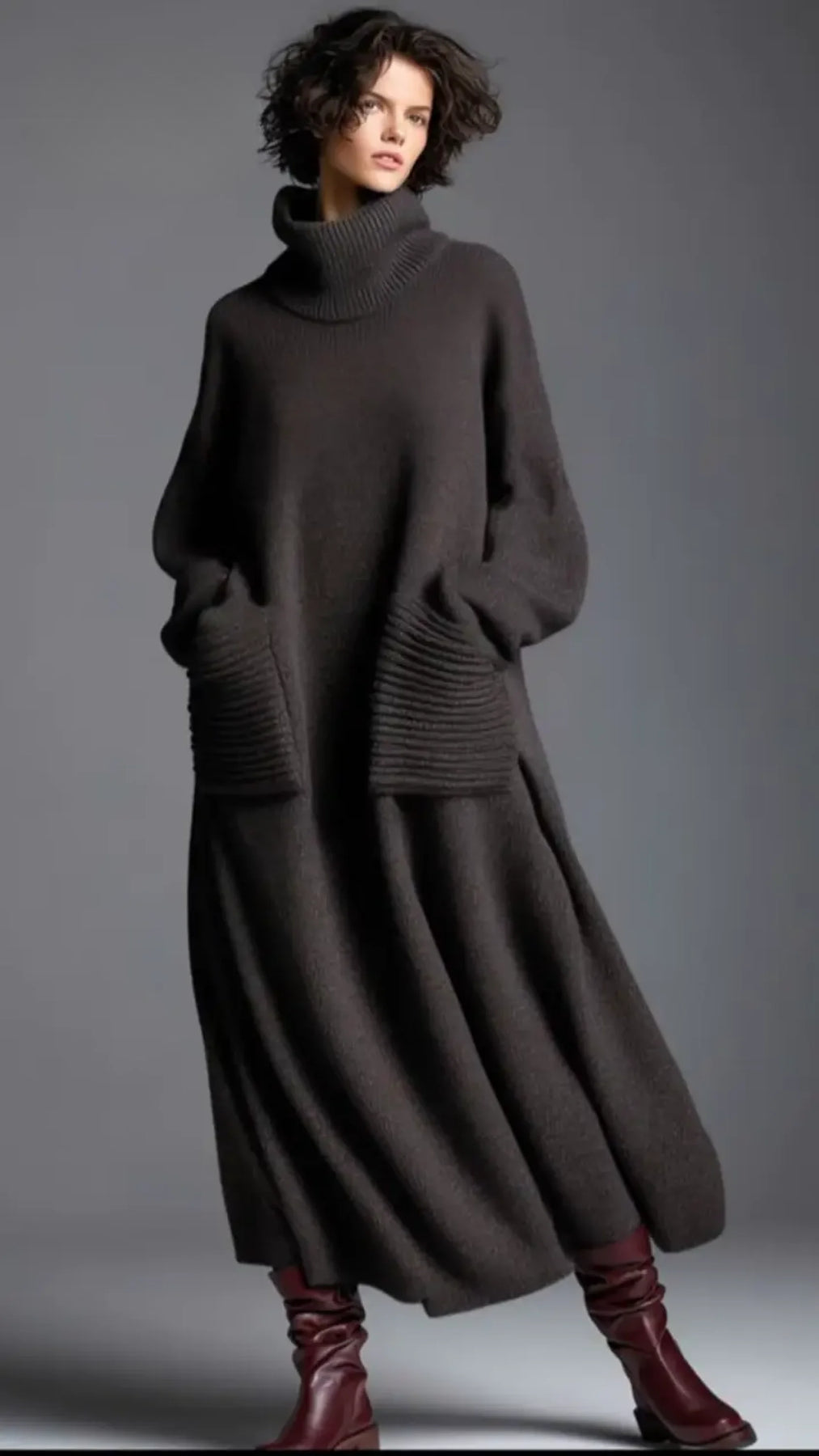 Senja™ – Lösstickad klänning